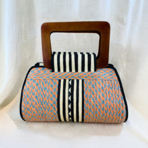 Bolso Iraca Coral – Hecho a Mano en Colombia
