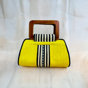 Bolso Iraca Amarillo – Hecho a Mano